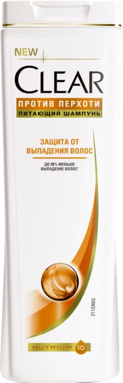 CLAER Шампунь против перхоти Защита от выпадения волос 200 мл