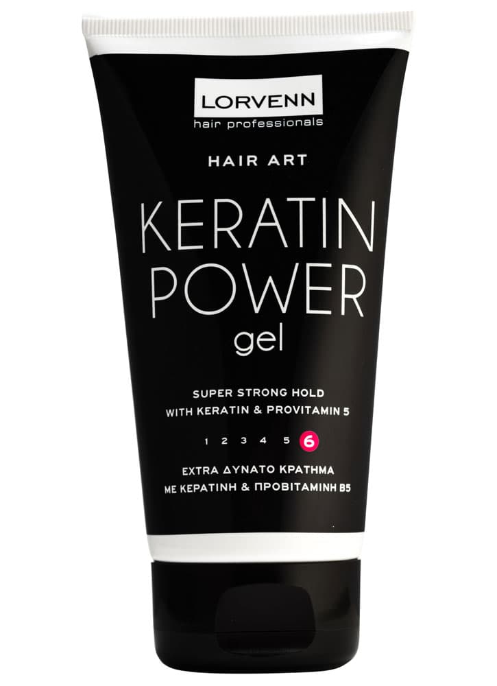 KERATIN POWER GEL Гель сверхсильной длительной фиксации 150 мл