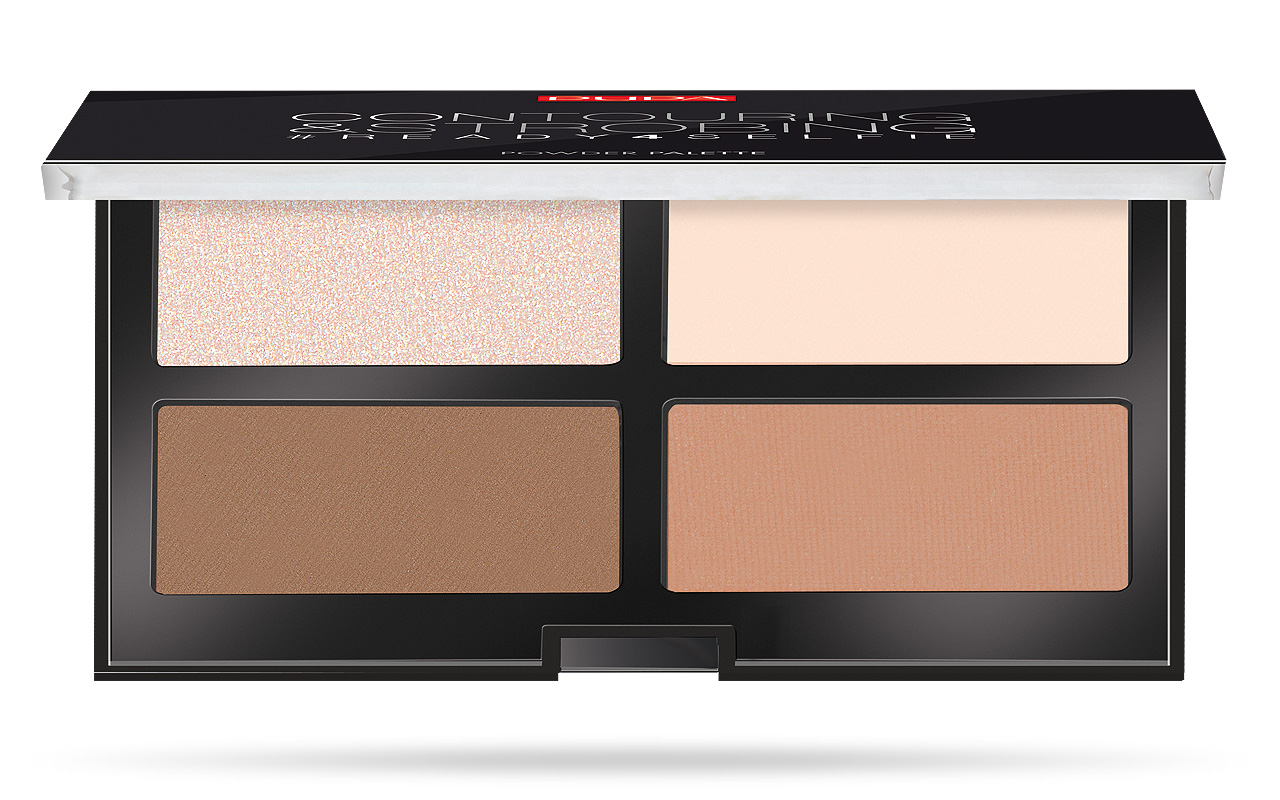 CONTOURING &amp; STROBING PALETTE Набор для контуринга № 001 светлая кожа