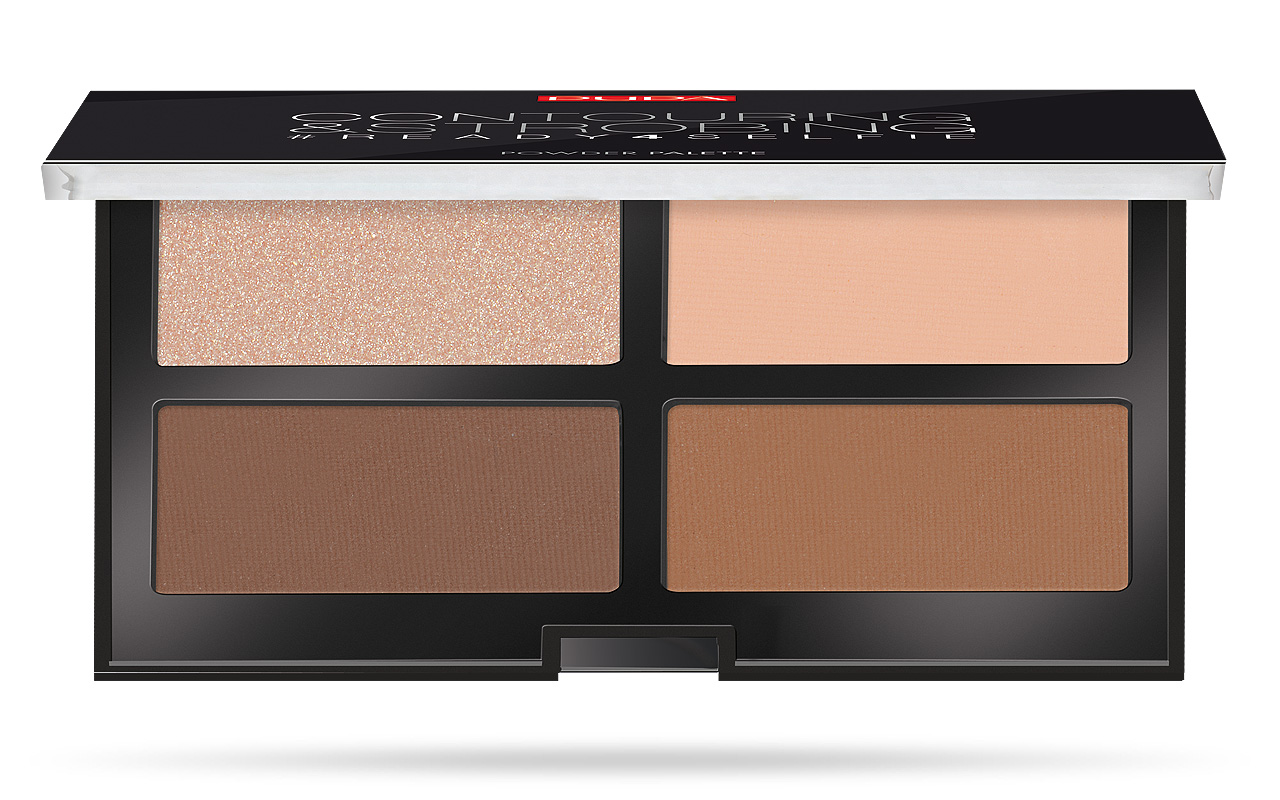 CONTOURING &amp; STROBING PALETTE Набор для контуринга № 003 темная кожа