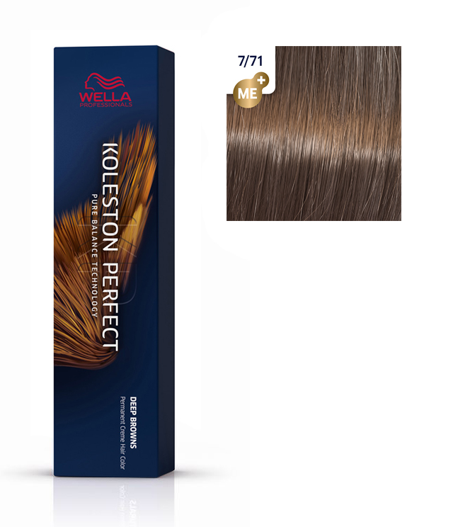 KOLESTON PERFECT Краска для волос № 7/71 Янтарная куница 60 мл NEW