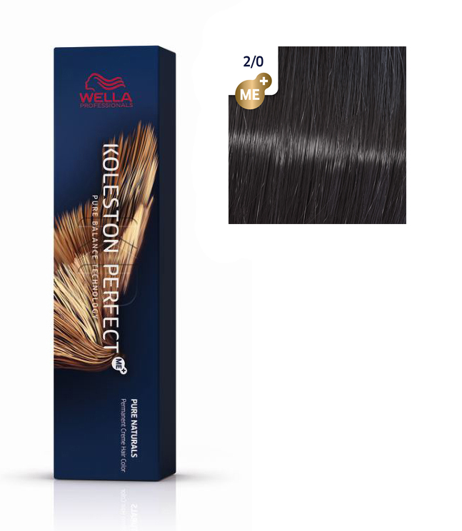 KOLESTON PERFECT Краска для волос № 2/0 Черный натуральный 60 мл NEW