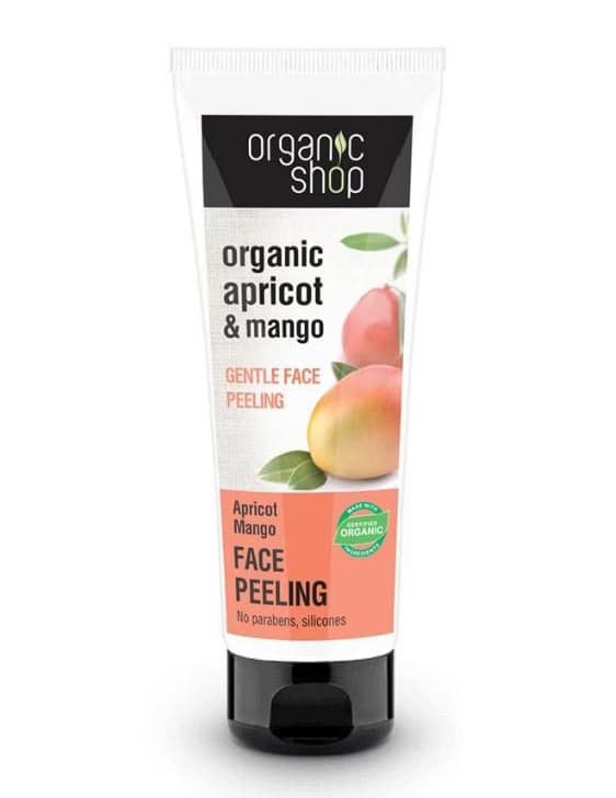 FACE PILING ORGANIC MANGO AND APRICOT Пилинг для лица Абрикосовый Манго 75 мл