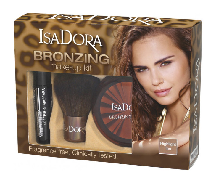 Набор Bronzing Make-up Kit (Мини-тушь Precision Mascara №10 + Пудра Bronzing Powder № 45 + кисточка)