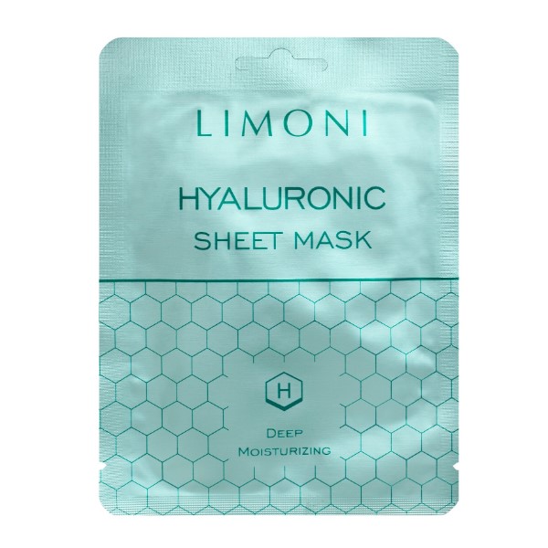 SHEET MASK WITH HYALURONIC ACID Маска для лица cуперувлажняющая с гиалуроновой кислотой 20 г