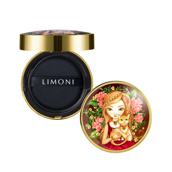 ALL STAY COVER CUSHION SPF 35/PA++ ANIMAL PRINCESS Тональный флюид кушон № 01 Light