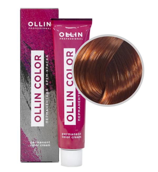 OLLIN COLOR Крем-краска для волос 60 мл № 7/43 русый медно-золотистый