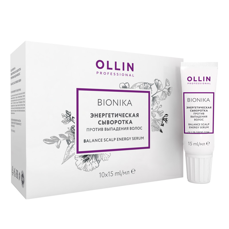 BioNika Энергетическая сыворотка против выпадения волос 10х15мл