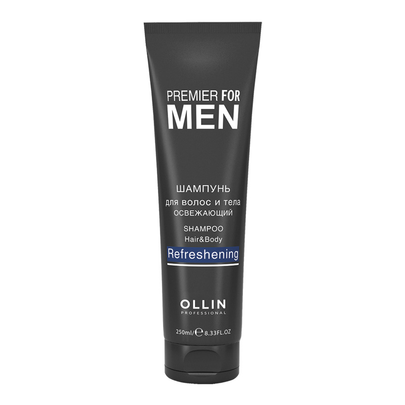 PREMIER FOR MEN Шампунь для волос и тела освежающий 250 мл