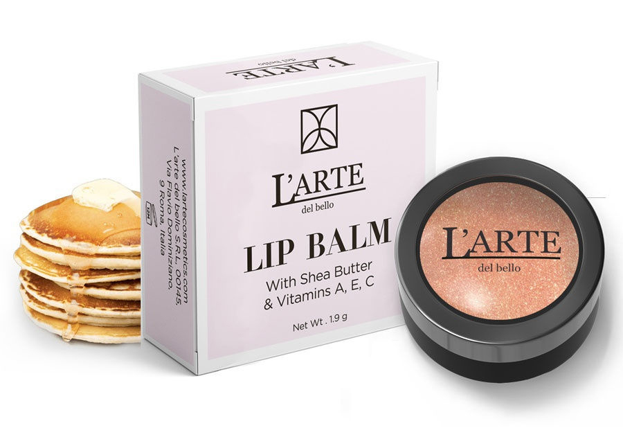 LIP BALM Бальзам для губ питательный с витаминами и маслом Ши № 401 ванильные блинчики