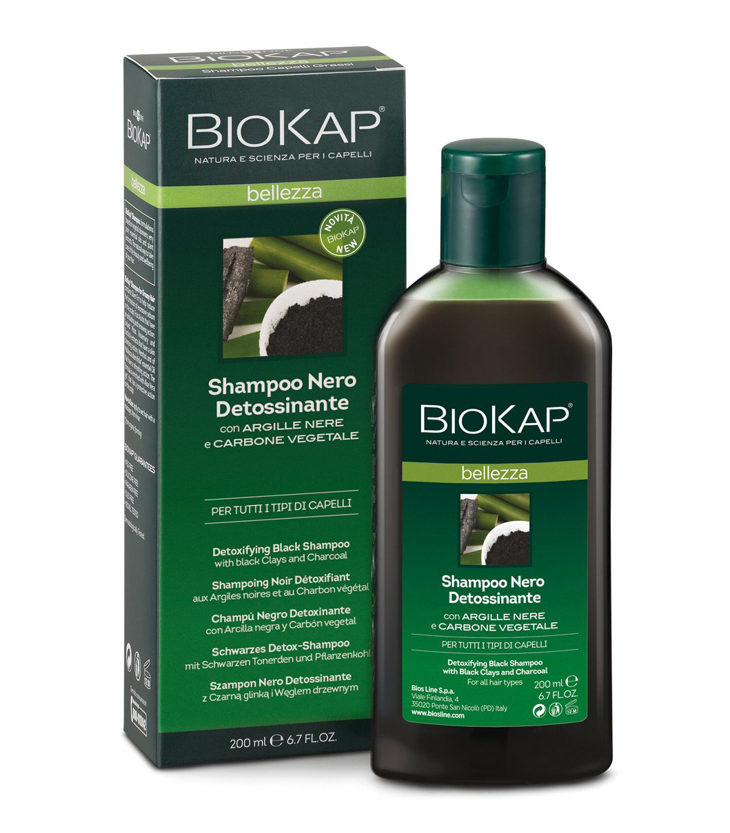 BIOKAP Шампунь Детокс черный 200мл 200 мл