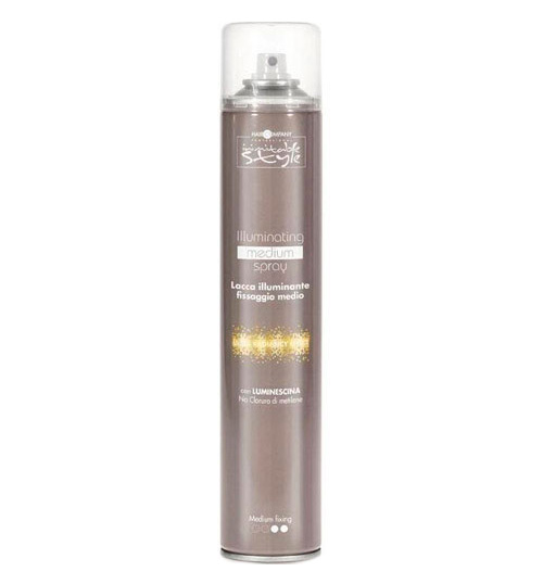 INIMITABLE STYLE Illuminating Medium Spray Фиксирующий лак придающий блеск Средней фиксации 500 мл