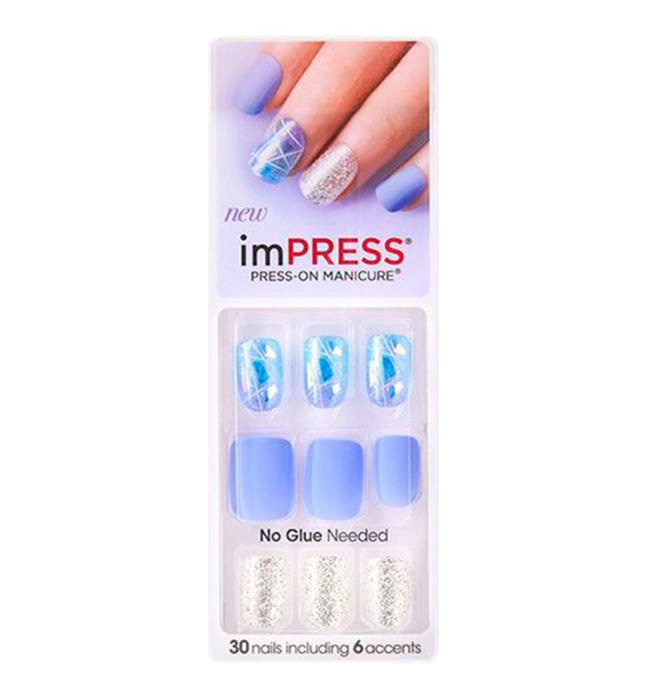 BROADWAY IMPRESS PRESS-ON MANICURE Твердый лак Акцент Леди Босс короткая длина BIPA180