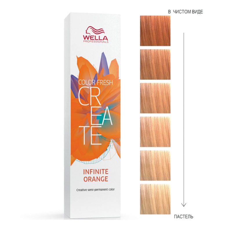 COLOR FRESH CREATE Оттеночная краска Бесконечный оранжевый 60 мл