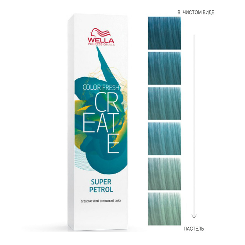 COLOR FRESH CREATE Оттеночная краска Супер петроль 60 мл