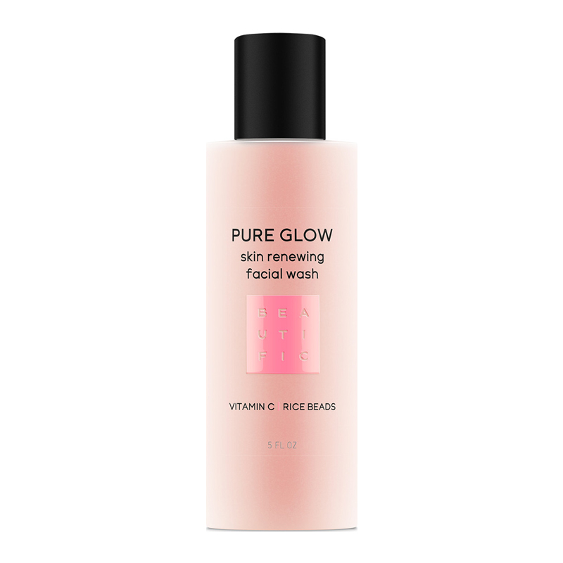PURE GLOW Гель-скраб для умывания обновляющий с витамином С и низким pH 150 мл