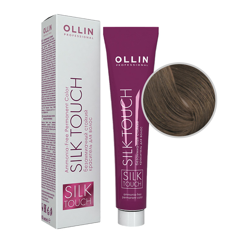 SILK TOUCH Безаммиачный стойкий краситель для волос № 6/0 темно-русый 60мл