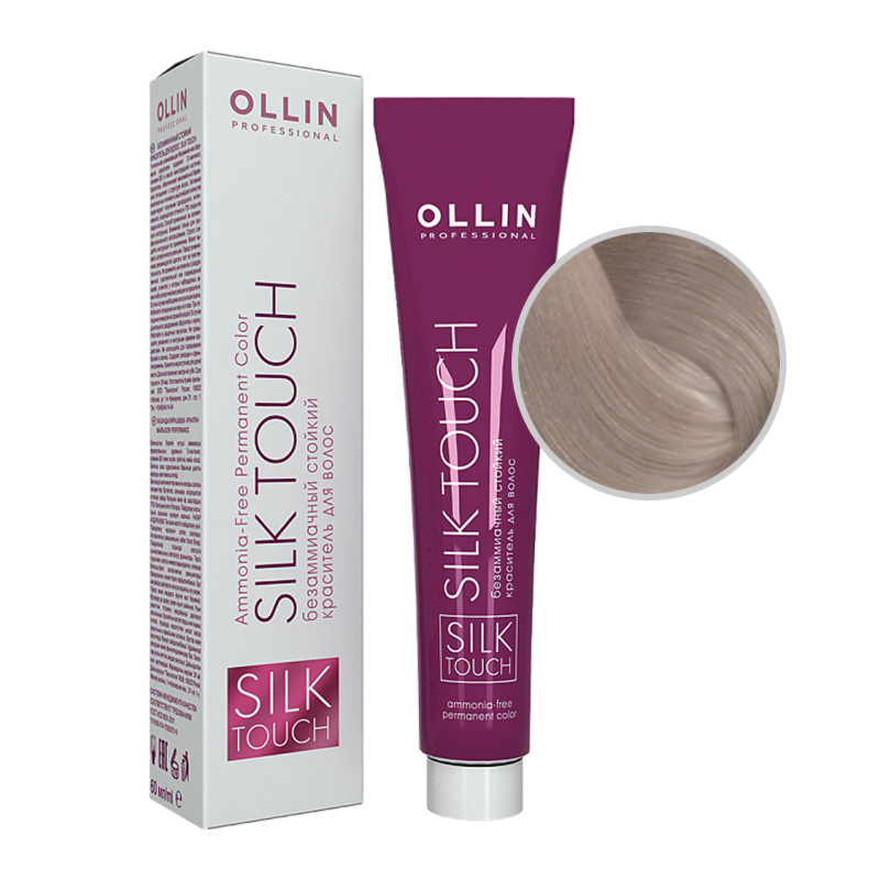 SILK TOUCH Безаммиачный стойкий краситель для волос № 10/1 светлый блондин пепельный 60мл