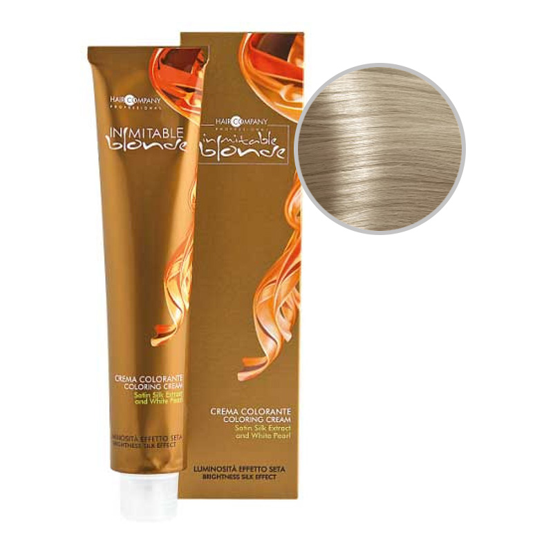 INIMITABLE BLONDE Крем-краска для волос № 12.01 Супер-блондин прозрачно-пепельный 100 мл