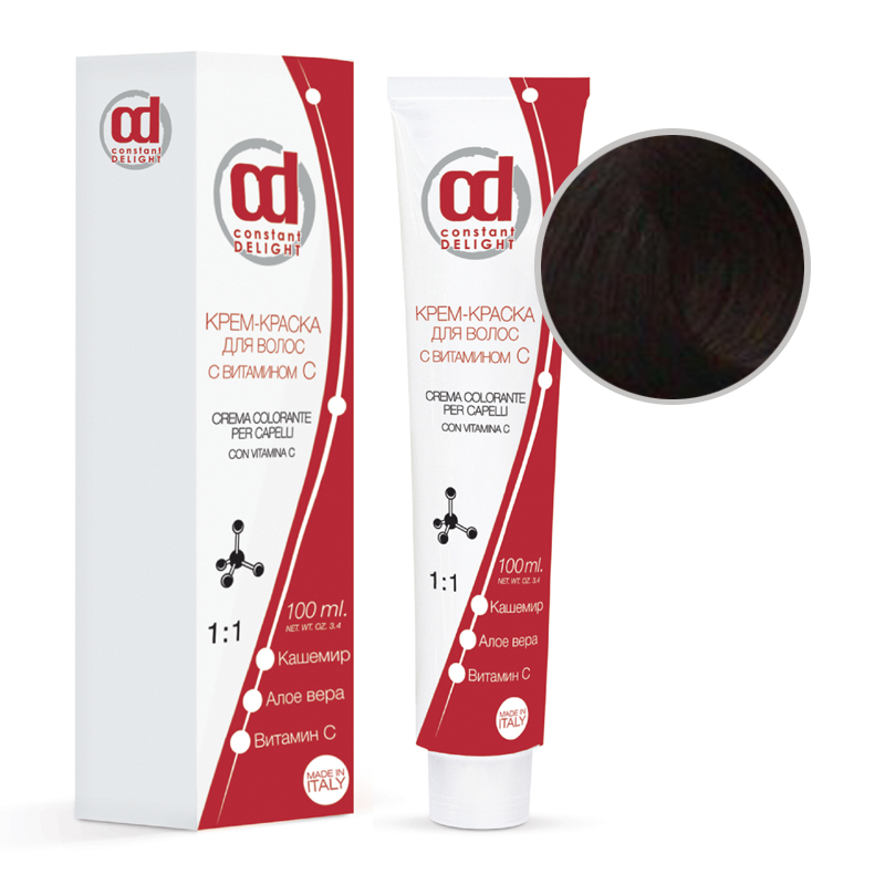 CREMA COLORANTE Крем-краска для волос с витамином C № 5/4 светло-коричневый бежевый 100 мл