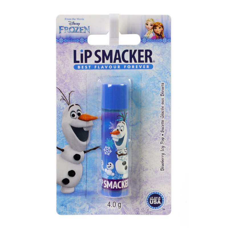 Disney Бальзам для губ Olaf Blueberry Icy Pop с ароматом Черничный лед 4 г