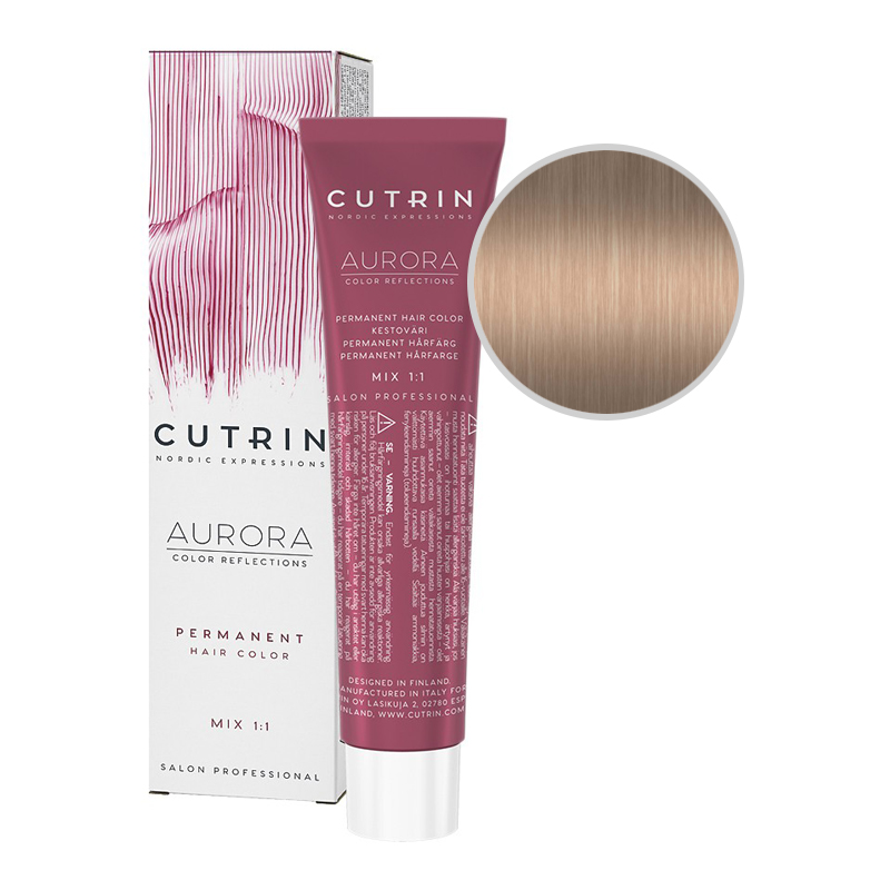 AURORA Крем-краска для волос № 9.36 Очень светлый золотой песок 60 мл