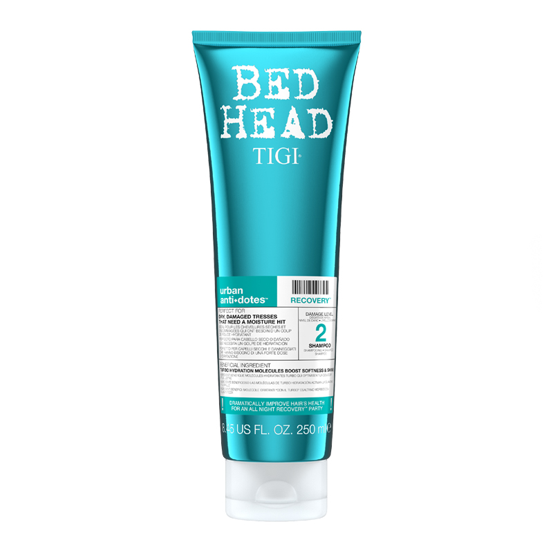 BED HEAD URBAN ANTI+DOTES 2 RECOVERY Шампунь для поврежденных волос 2 уровень 250 мл