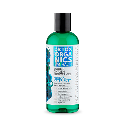 DETOX ORGANICS SAKHALIN Гель для душа Кислородный 270 мл