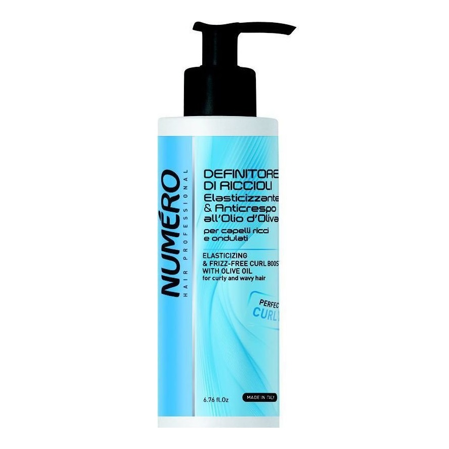 NUMERO CURLY Гель для вьющихся волнистых волос для моделирования с оливковым маслом 200 мл