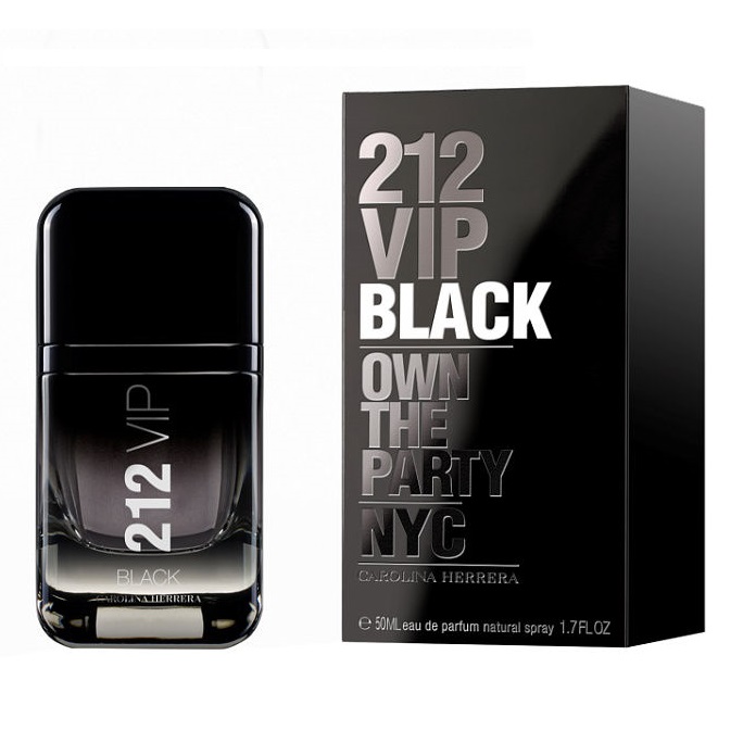 CAROLINA HERRERA 212 VIP MEN BLACK Парфюмированная вода 50 мл