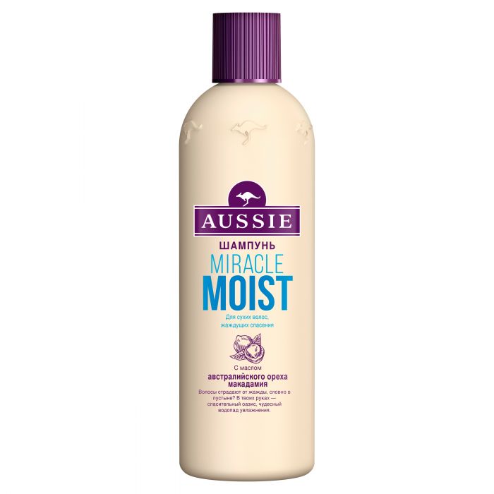 MIRACLE MOIST Шампунь для сухих, поврежденных волос 300 мл