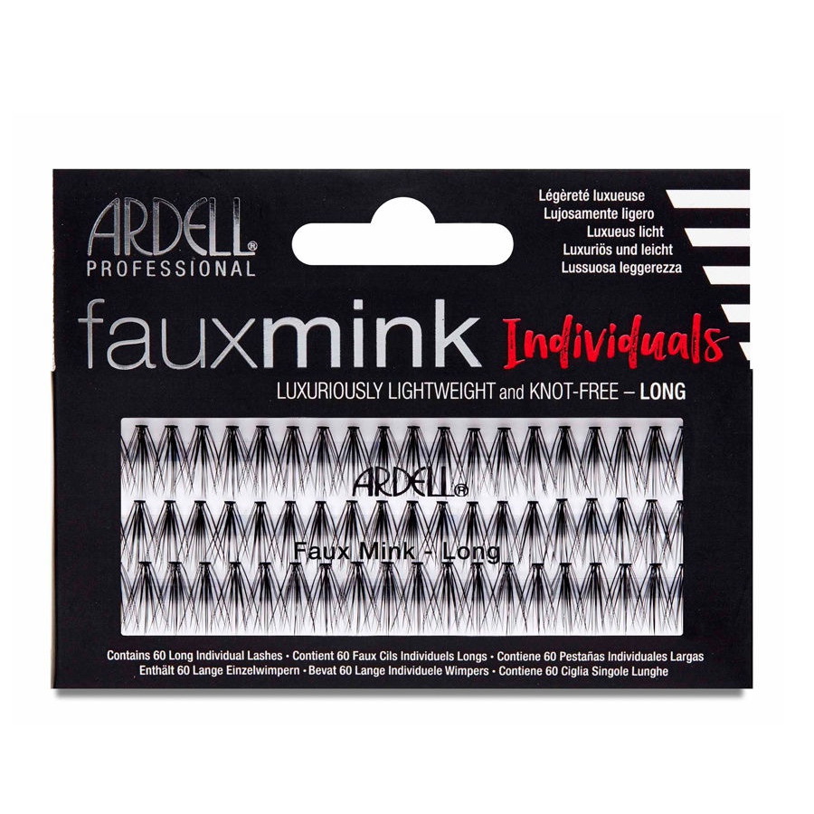 FAUX MINK Пучки ресниц норка длинные