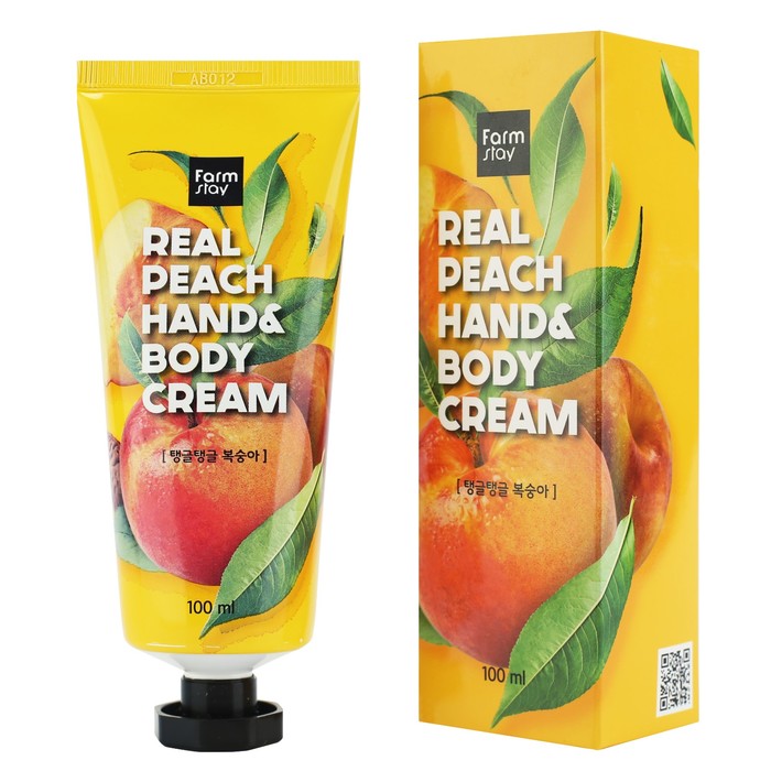 REAL PEACH Крем для рук и тела с персиком 100 мл