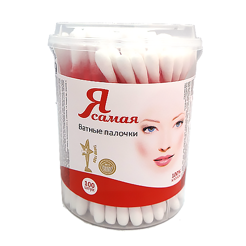 Ватные палочки (стакан) 100 шт