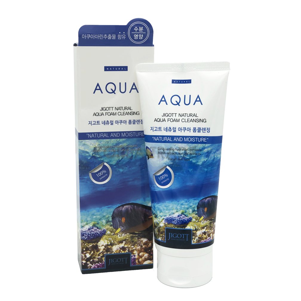 AQUA Очищающая увлажняющая пенка 180 мл