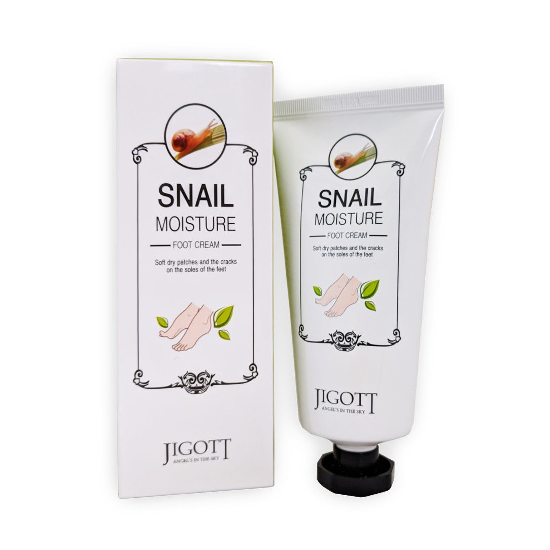 SNAIL MOISTURE Увлажняющий крем для ног с экстрактом слизи улитки 100 мл