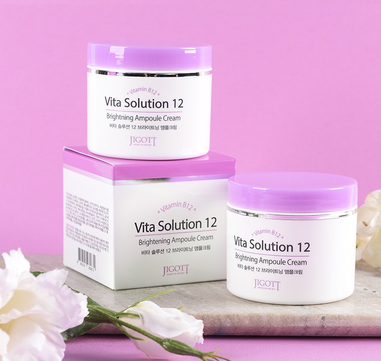 VITA SOLUTION 12 Ампульный крем для улучшения цвета лица 100 мл