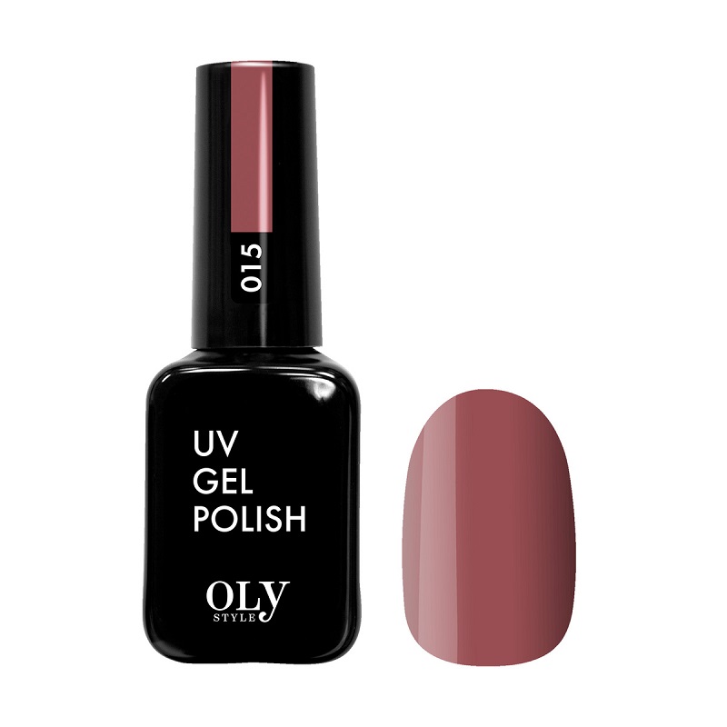 OLYSTYLE Гель-лак для ногтей № 015 ореховый 10 мл