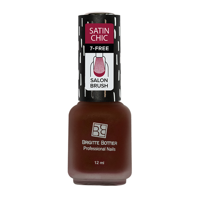SATIN CHIC Лак для ногтей № 153 коричневый 12 мл