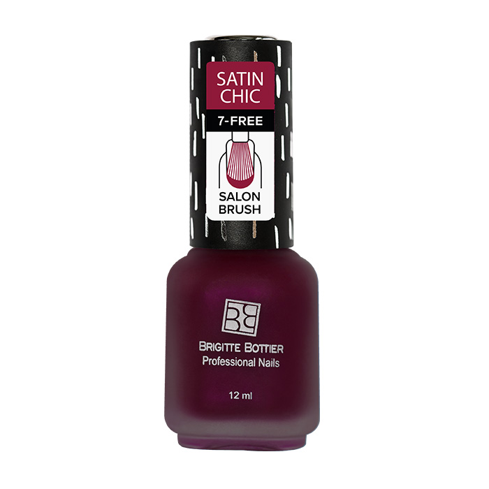 SATIN CHIC Лак для ногтей № 156 малиновый 12 мл