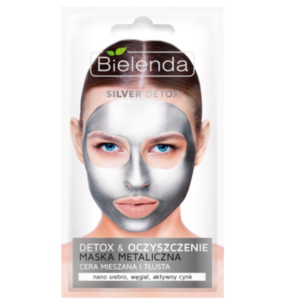 SILVER DETOX Маска для нормальной, смешанной и жирной кожи очищающая металлическая 8 г