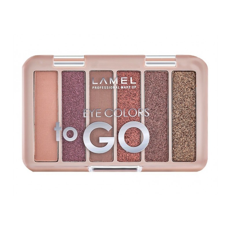 EYE COLORS TO GO Набор теней для век № 401 телесный