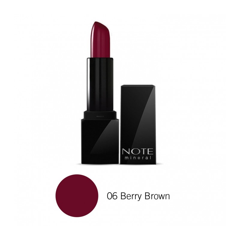 MINERAL SEMI MATTE LIPSTICK Помада для губ минеральная № 06