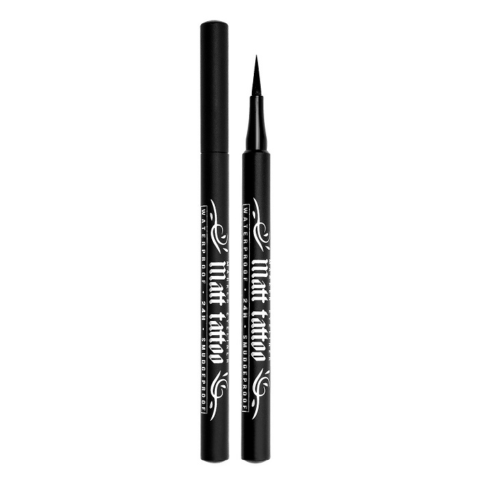 MATT TATTOO WATERPROOF 24H Подводка-фломастер для глаз черная