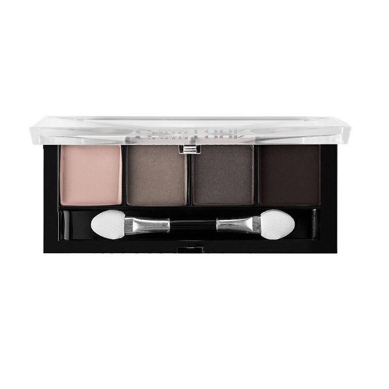 GLAM LOOK Тени 4-х цветные № 5 св.роз. беж серый коричневый