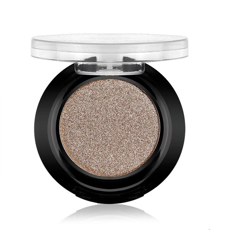 RICH GLOW Тени для век моно металлические № 08 благородный коричневый