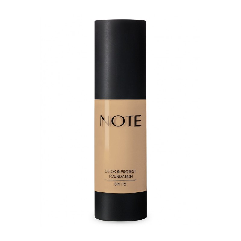 DETOX PROTECT FOUNDATION Тональная основа для лица защитная с детокс-эффектом № 122