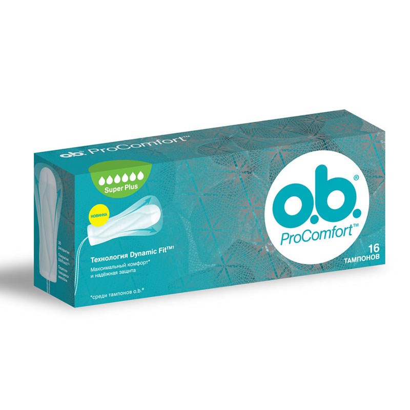 o.b. ProComfort Тампоны Super Plus 16шт 16 шт