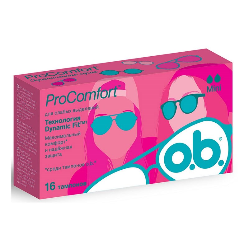 o.b. ProComfort Тампоны Mini 16шт 16 шт