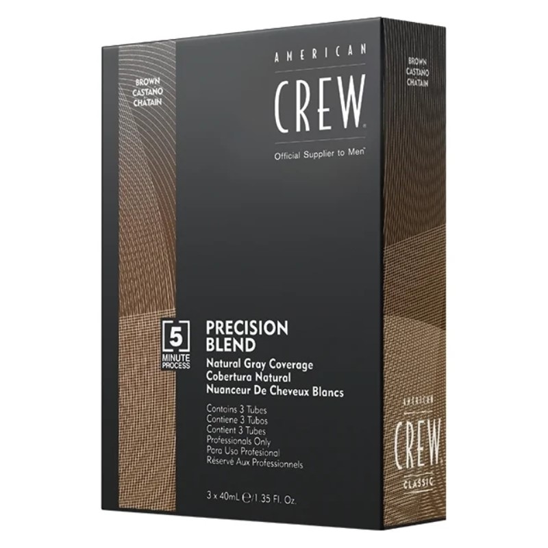 PRECISION BLEND Камуфляж для седых волос Средний натуральный 4/5 3 x 40 мл